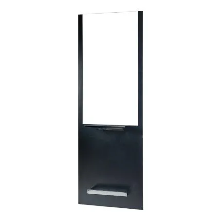 Tocador clásico y elegante de madera negra Weelko 68x23x197,5