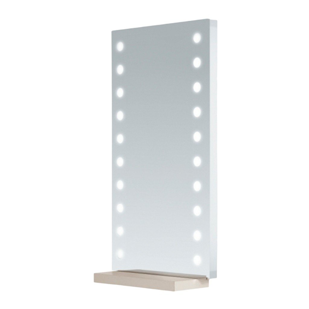 Tocador Frida Weelko con Espejo LED Estilo Camerino 70x8x131