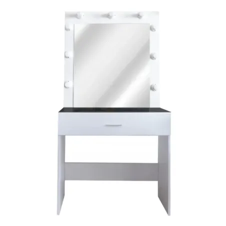 Tocador Make Up con Luz I-medStetic Premium 9 Bombillas Negro