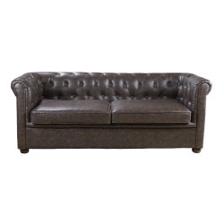 Sillón de Espera Chester Marrón 3 Plazas I-medStetic Premium -I-medStetic Premium -Sillones de espera