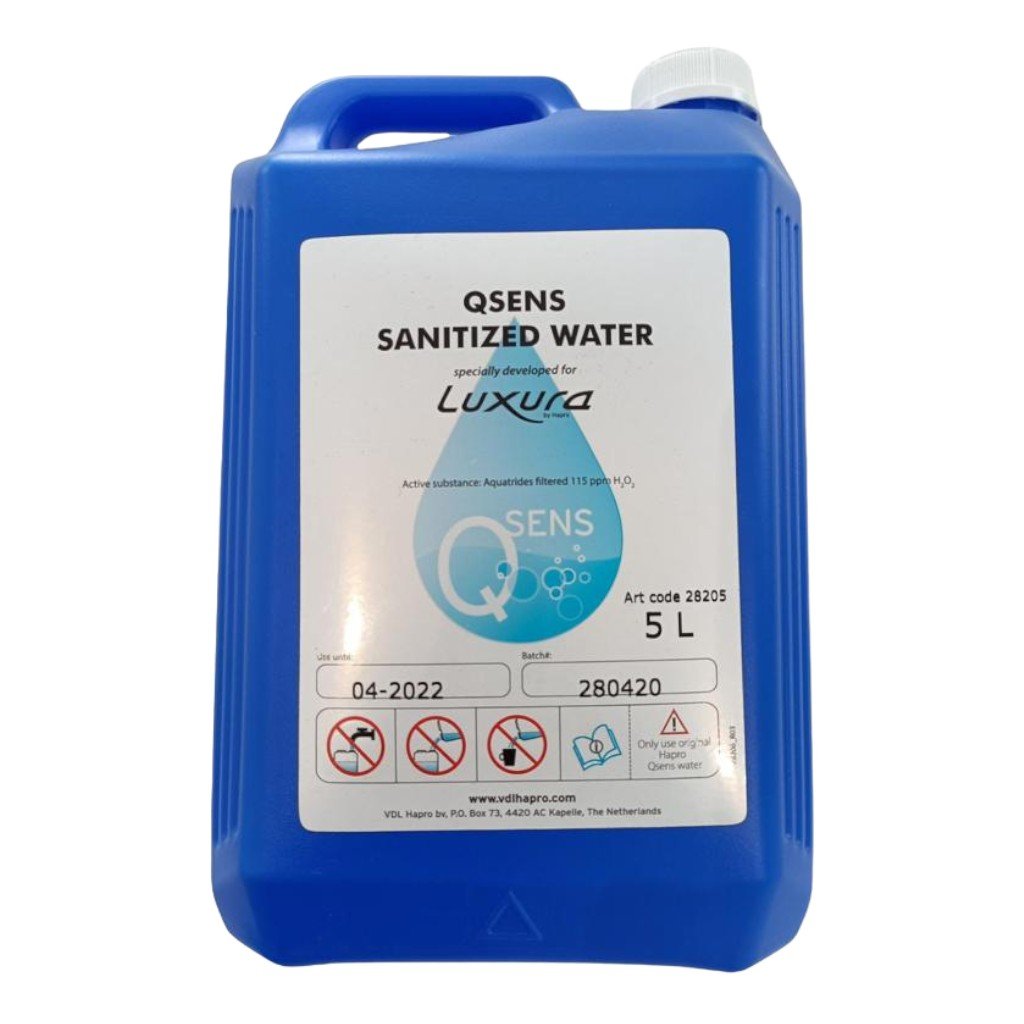 QSENS SANITIZED WATER 5L - Luxura Água Sanitizada para Estética