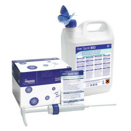 Sanit BIO désinfectant de surfaces monodose pour solariums biodégradable - Proder