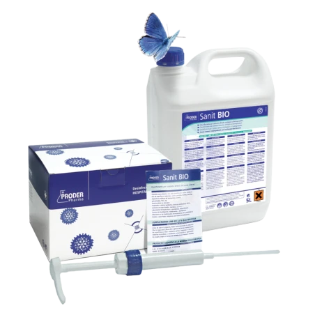 Sanit BIO desinfectante de superficies monodosis 20 sobres 0,05 L Proder