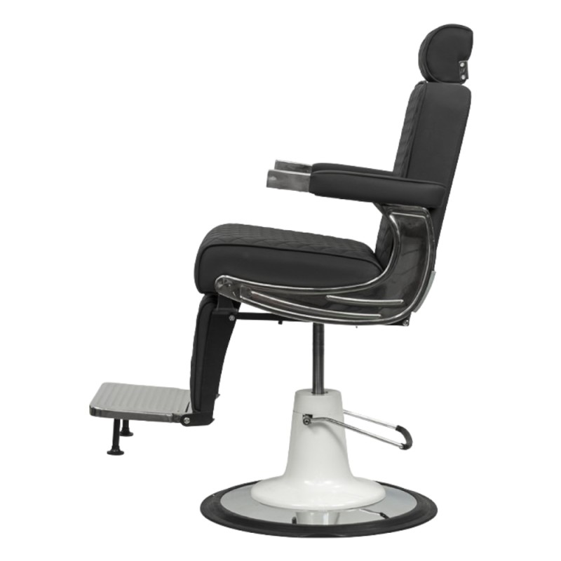Sillón de barbero Jack Retro NeoBeauty en posición vertical