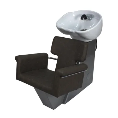 Lavacabezas Tor metálico con asiento Odry - NeoBeauty