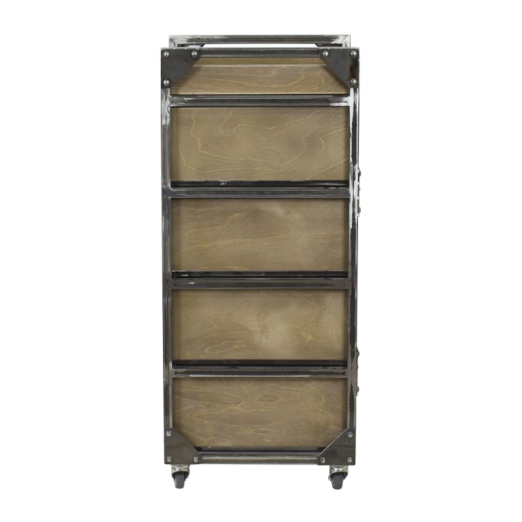 NeoBeauty Brixton Barberwagen mit 4 Schubladen