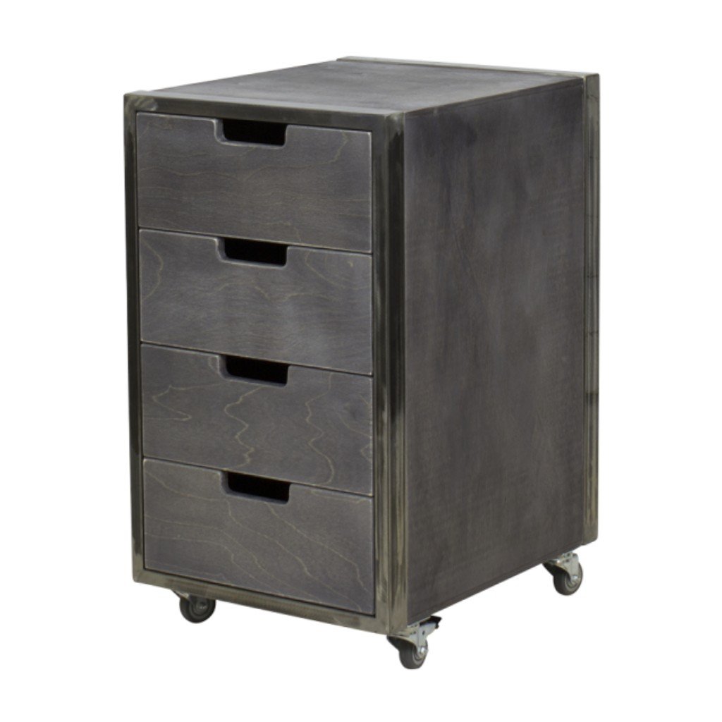 Chariot de rangement bas vintage NeoBeauty