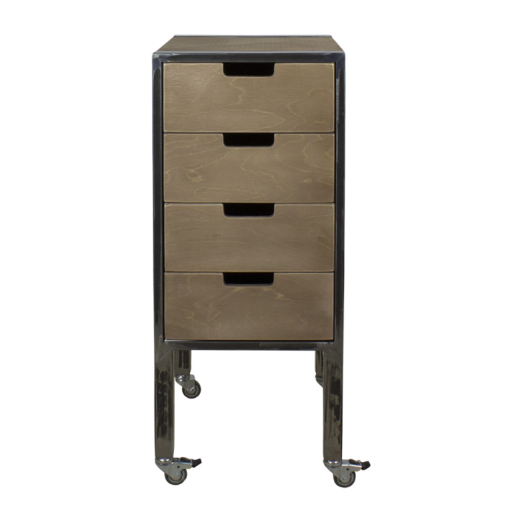 Trolley City Plus marrone con tocco vintage e finitura laccata - NeoBeauty