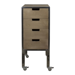 NeoBeauty City Plus Friseurwagen Vintage Braun