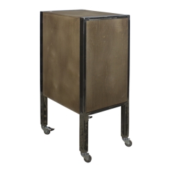 Trolley City Plus marrone con tocco vintage e finitura laccata - NeoBeauty