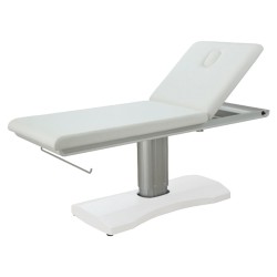 Table de massage multifonctionnelle blanche Hern Weelko avec moteur et porte-rouleaux -Weelko -Tables et fauteuils de pédicurie