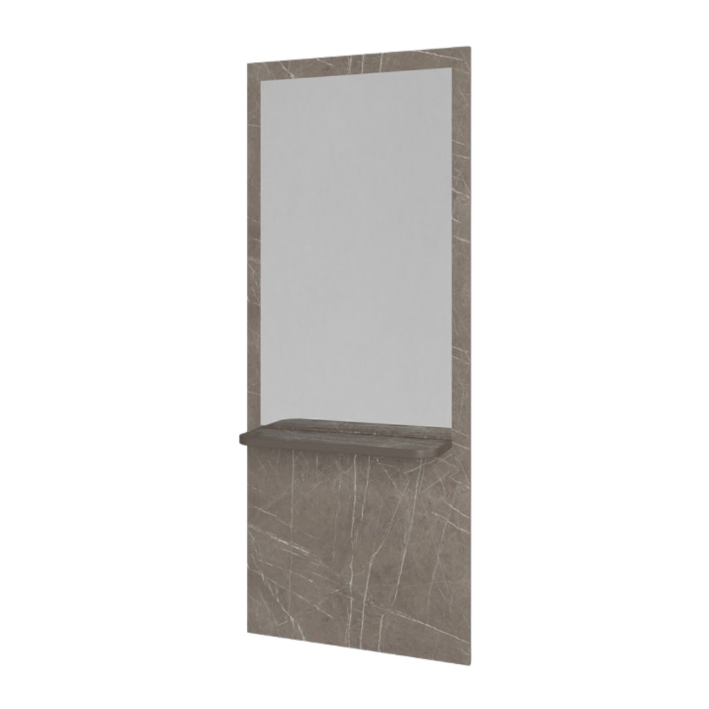 NeoBeauty Sven Vanity in Wenge with Classic Mirror, 70x20x175 cm