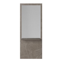 Tocador NeoBeauty Sven wengué con espejo clásico 70x20x175 cm -NeoBeauty -Tocadores peluquería