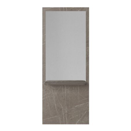 Tocador NeoBeauty Sven wengué con espejo clásico 70x20x175 cm