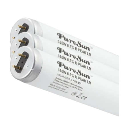 Pure Bronze 160W 1000h PROFESIONAL Sylvania Tubos UVA para Solarium