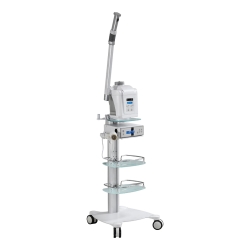 Vaporizzatore viso ozono digitale con spazzole rotanti su carrello Weelko