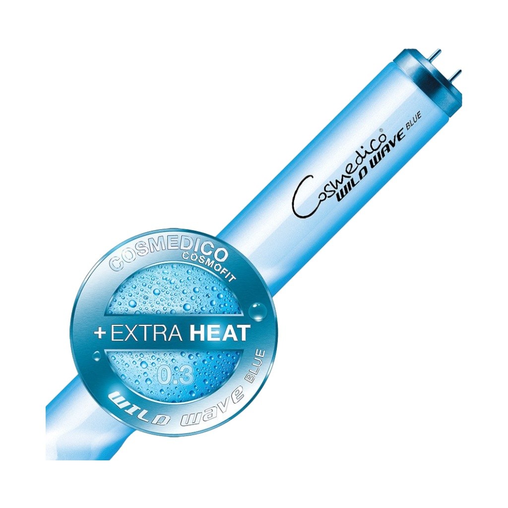 Cosmedico Cosmofit+ Wild Wave Blue 33 250 – Tubi UVA 1,8 m per solarium