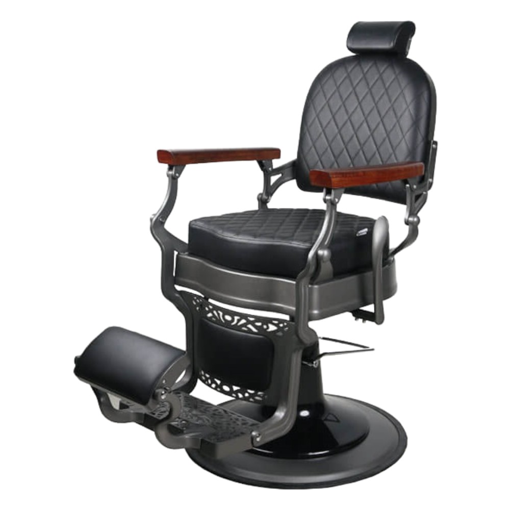 I-medStetic Premium Barberstuhl Springfield für Profis – Vintage – I-medStetic Premium -I-medStetic Premium -Barbersessel