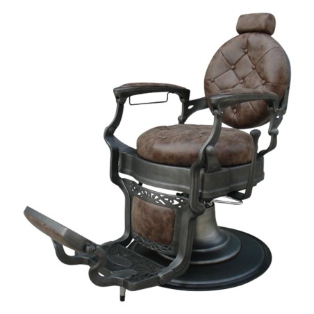 Retro Chicago Brown Barberstuhl von i-Medstetic