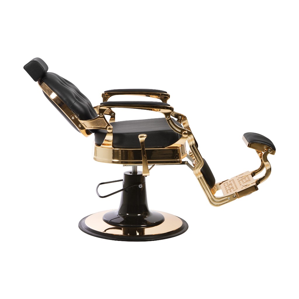 Cadeira de Barbeiro Vintage Gold - I-medStetic Premium