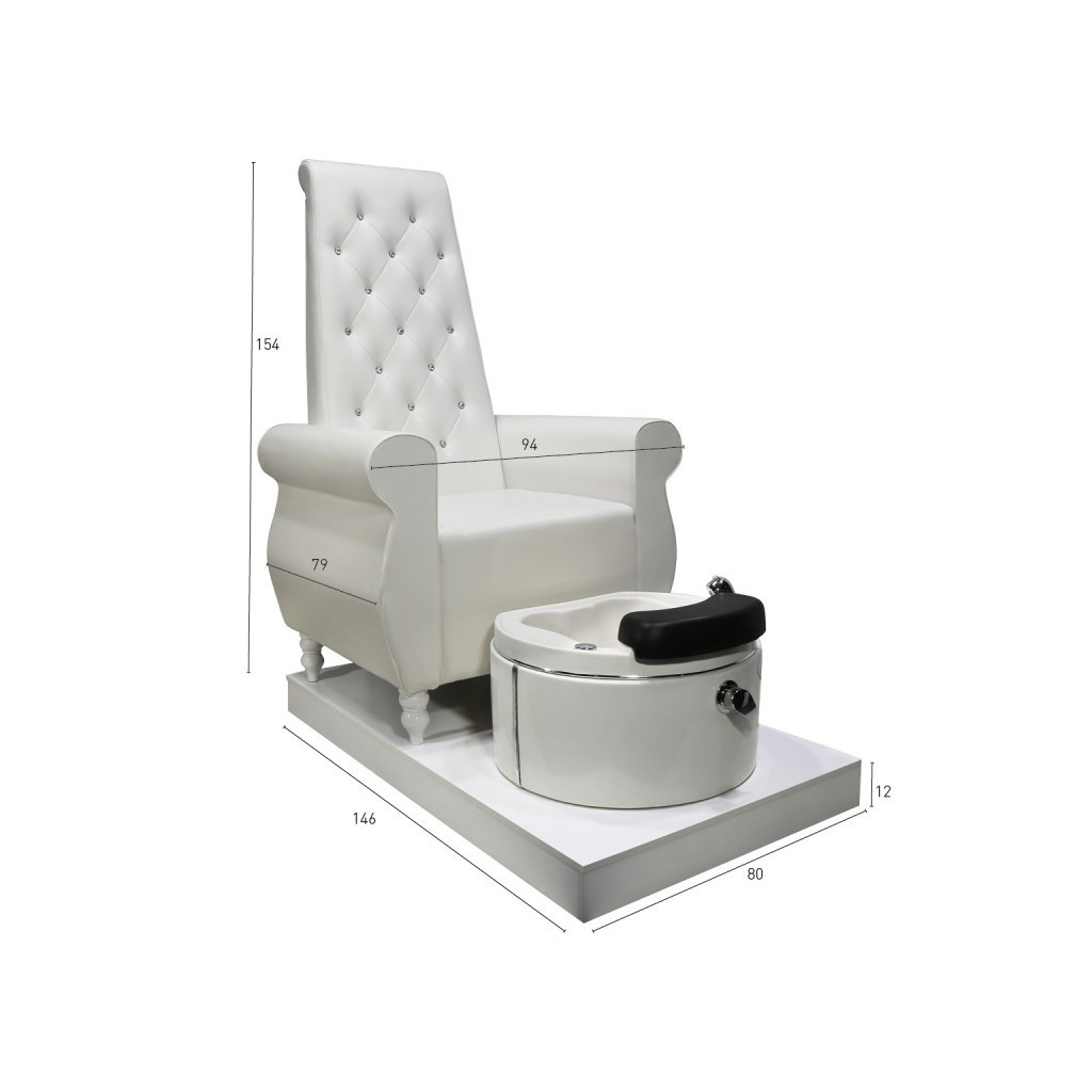 Sillón de Pedicura Queen I-medStetic Premium con Lavabo