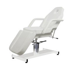 Marquesa hidráulica estética de 3 secções em PVC branco Weelko