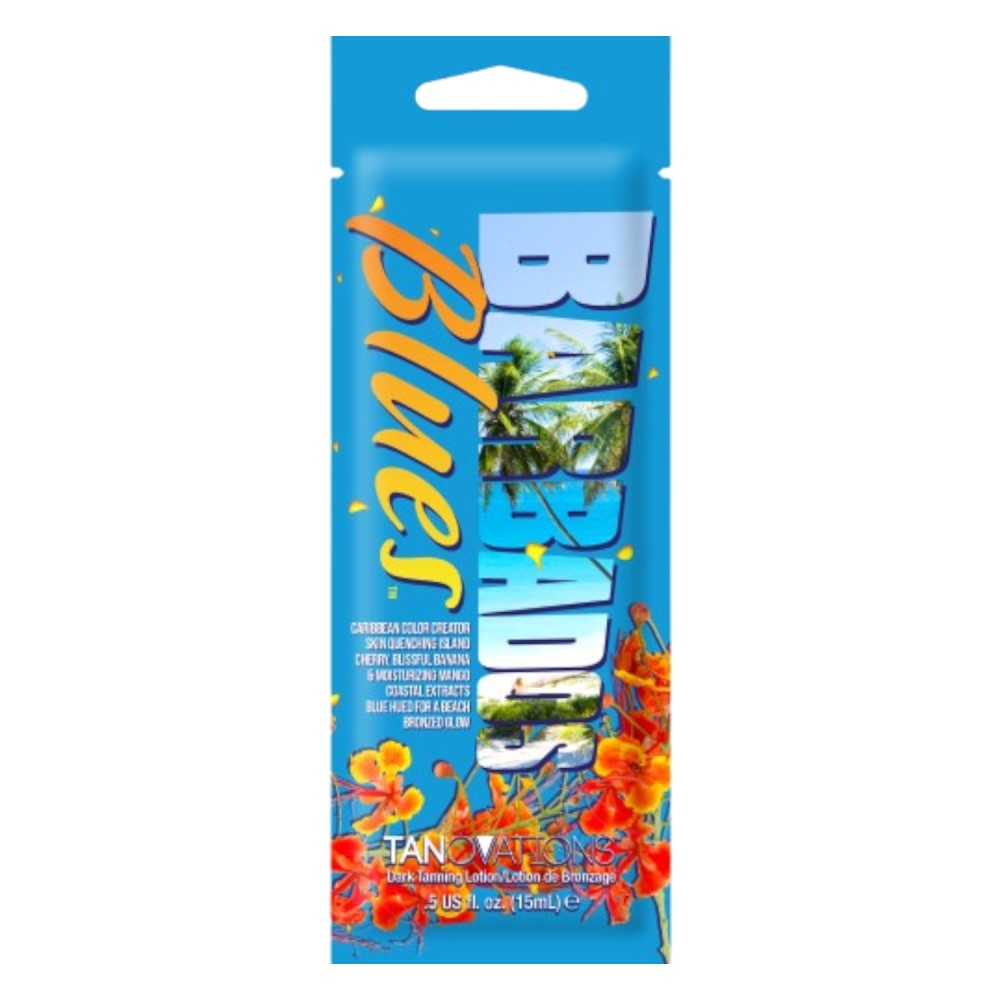 Tanovations Barbados Blues 15ml - Tanovations - Acelerador de bronceado Profesional -Tanovations -Sobres Monodosis