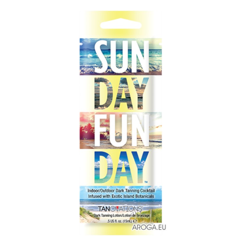 Sun Day Fun Day Packet by Tanovations - Dark Tan Accelerator for Indoor & Outdoor Use -Tanovations -Single-dose sachets