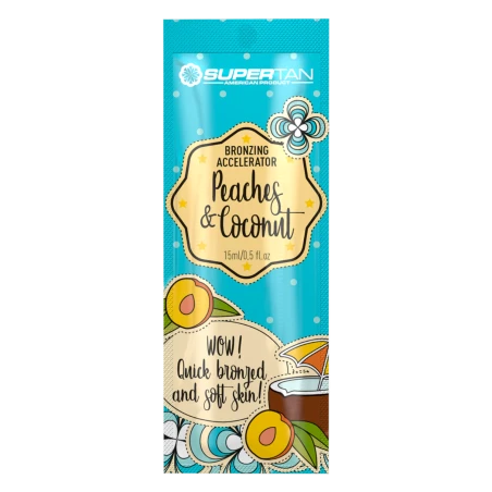 Supertan Peaches Coconut 15ML- Supertan - Acelerador de bronceado Profesional