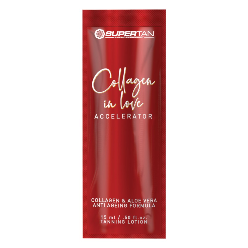 Collagen In Love 15ml- Supertan - Acelerador de bronceado Profesional -Supertan -Sobres Monodosis