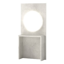 i-Medstetic Tocador con Espejo Circular y Luz LED, personalizable y moderno -i-Medstetic -Tocadores peluquería