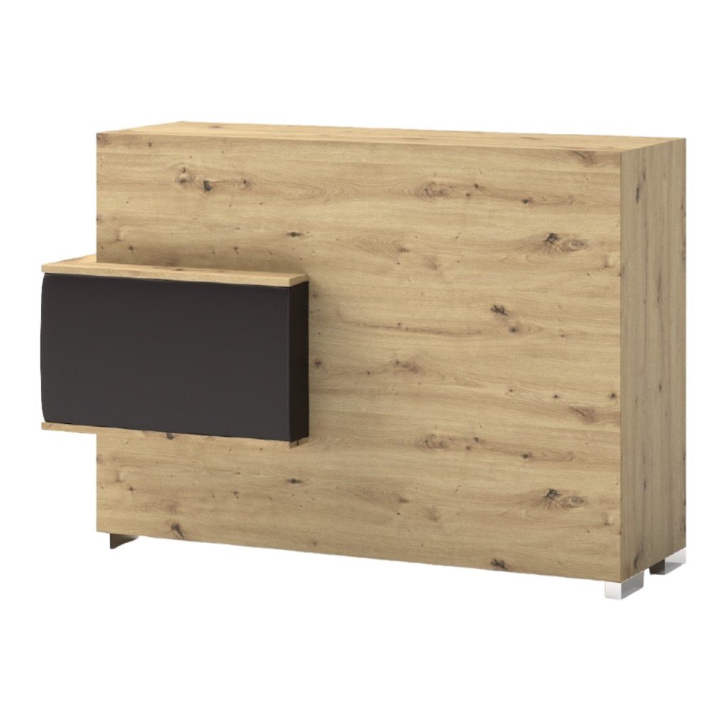Mostrador de Recepción Personalizable en Melamina y Madera