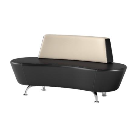 Fauteuil d'attente Sendy personnalisable Decovera