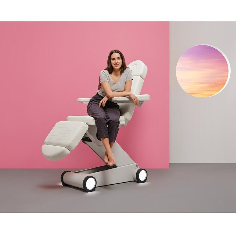 Weelko Ästhetikliege B-Light White: Komfort & Modernes Design -Weelko -Kosmetikliegen und -sessel
