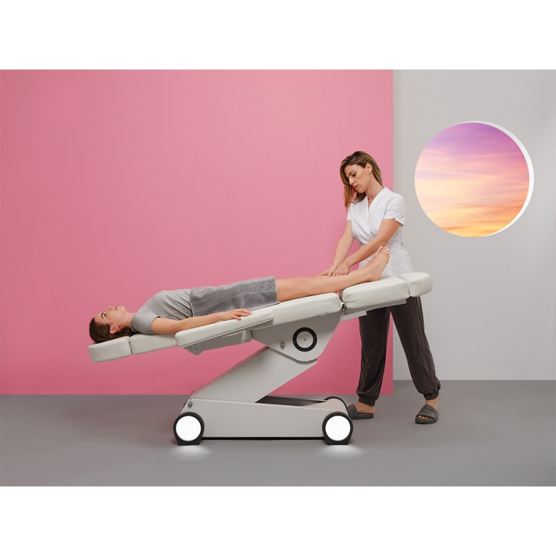 Weelko Ästhetikliege B-Light White: Komfort & Modernes Design -Weelko -Kosmetikliegen und -sessel