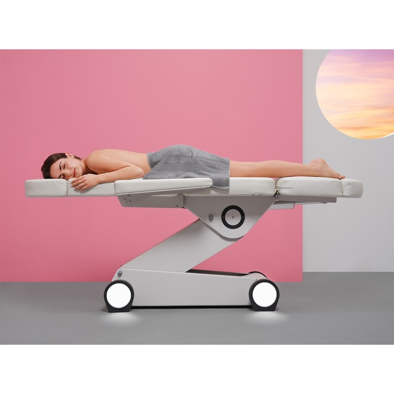 Weelko B-Light White Esthetic Bed: Advanced Comfort and Design -Weelko -Aesthetic treatment tables