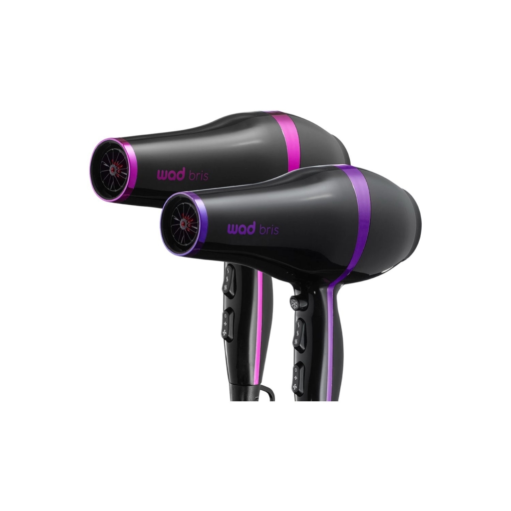 Ionen-Haartrockner Bris Purple 1800–2100 W für Friseursalon - Wad
