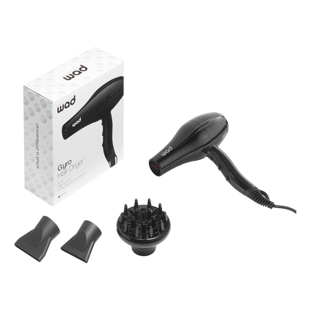 Secador iónico compacto Gyro para peluquería - Wad