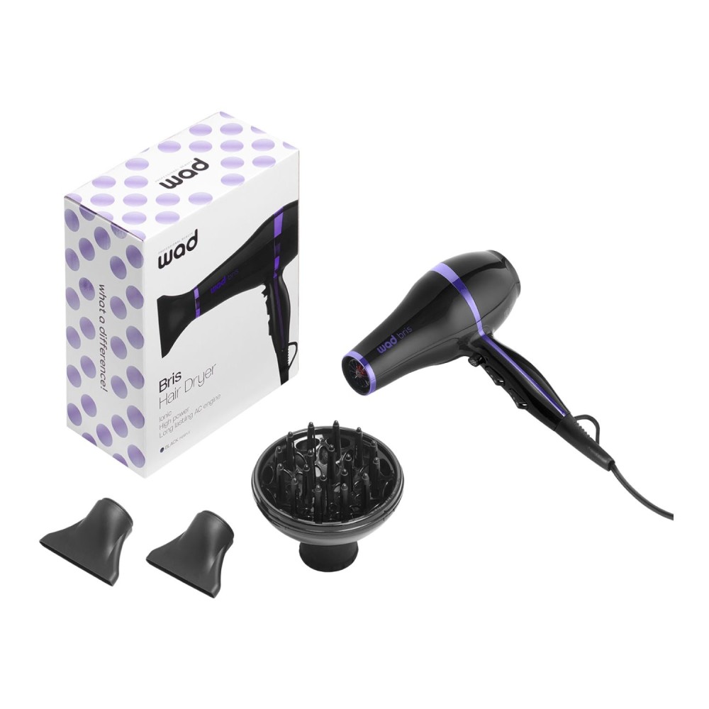 Secador de Cabelo Profissional Weelko Bris Purple 1800-2100W -Weelko -barbeiro útil