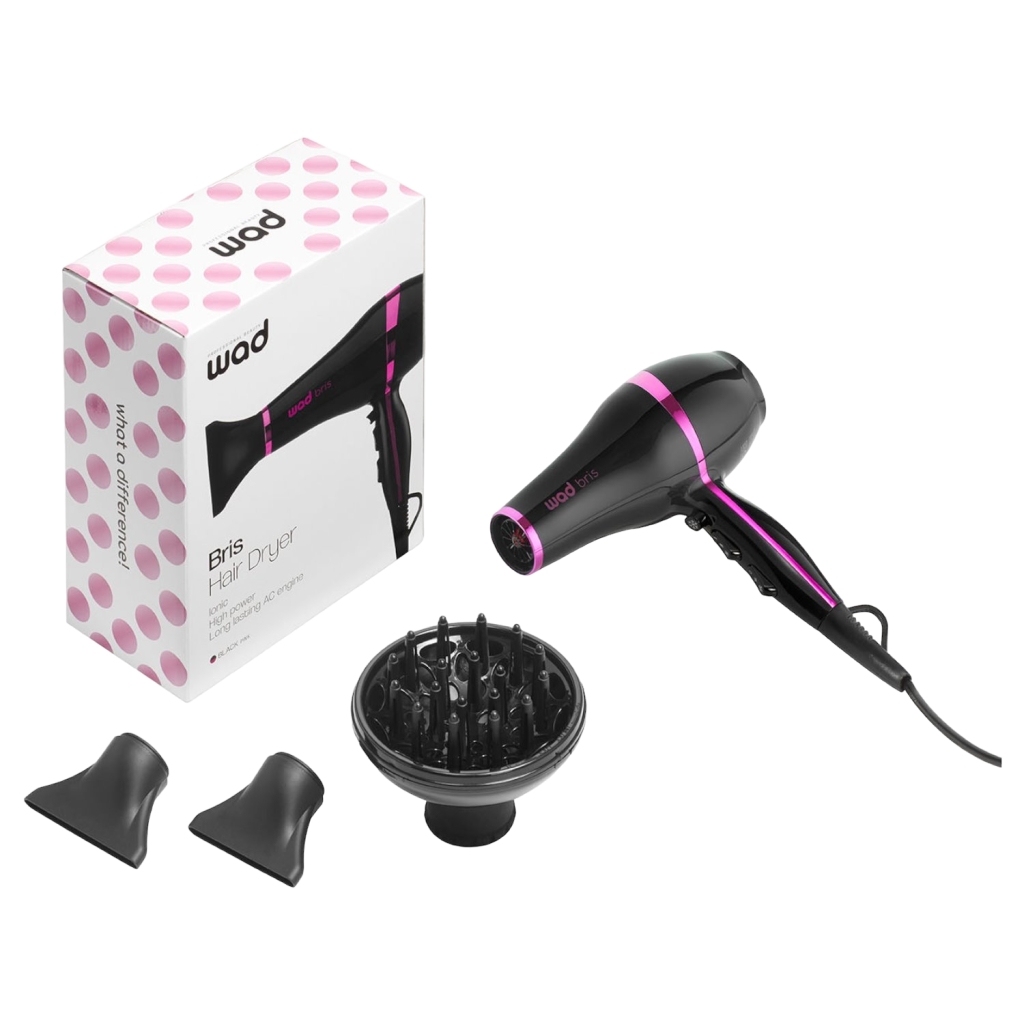 Bris Pink Professional Ionic Hair Dryer - Wad