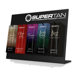 Pack Supertan Celebration avec présentoir pour bronzage -Supertan -Accélérateurs de Bronzage