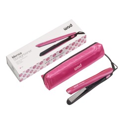Piastra per capelli Mensa in titanio rosa per parrucchieri - Wad