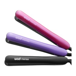Piastra per capelli Mensa in titanio rosa per parrucchieri - Wad