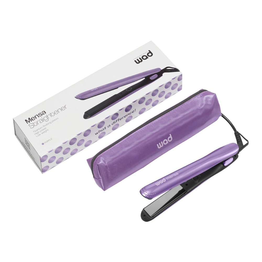 Weelko Purple Mensa Hair Straightener: Compact, ergonomic, and professional results. -Weelko -useful barber
