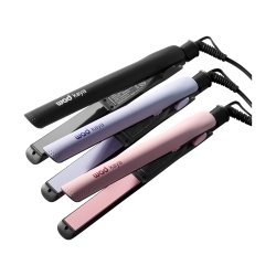 Piastra per capelli Kaya Rosa ceramica 200°C per parrucchieri - Wad