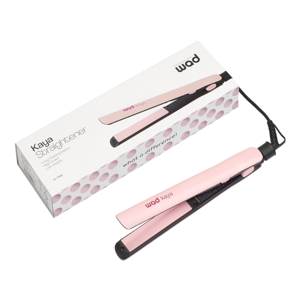 Plancha de cabello profesional Kaya Rosa cerámica 200 ºC peluquería - Wad