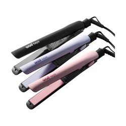 Piastra per capelli professionale Kaya viola ceramica 200°C 120x25 mm - Wad