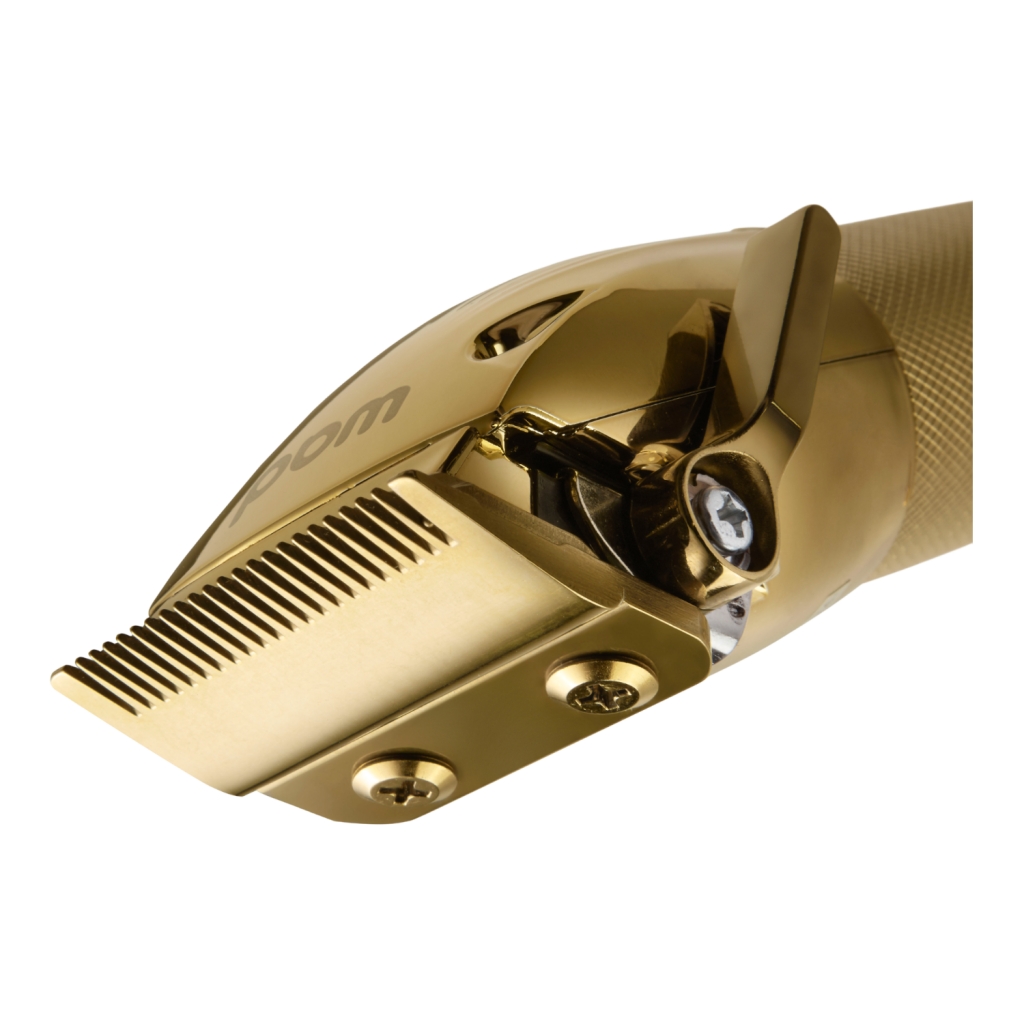 Onux Hair Clipper Gold Professional Cordless, 440C Blades - Wad
