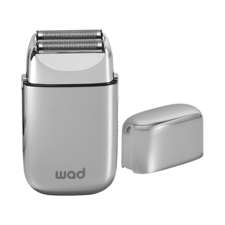 Afeitadora Esfir Silver para barbería, acero inoxidable - Wad