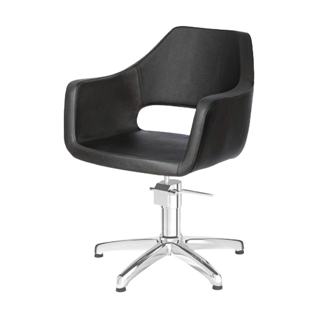 Fauteuil de coupe coiffure base mobile Weelko